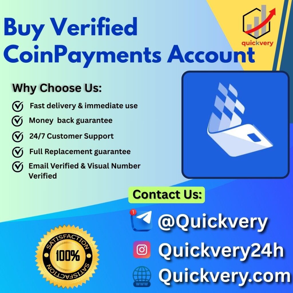 Buy Verified CoinPayments Account