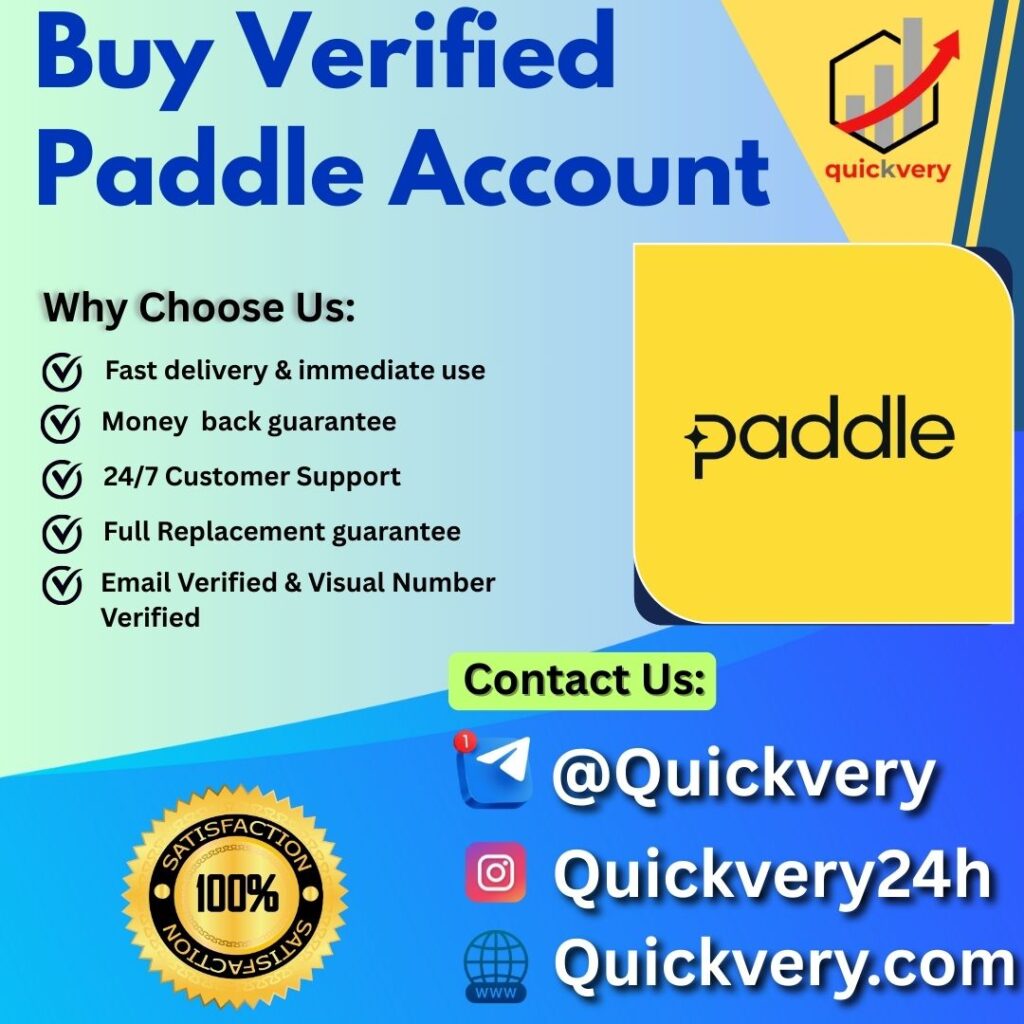 Buy Verified Paddle Account
