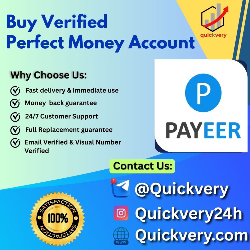 Buy Verified Payeer Accounts