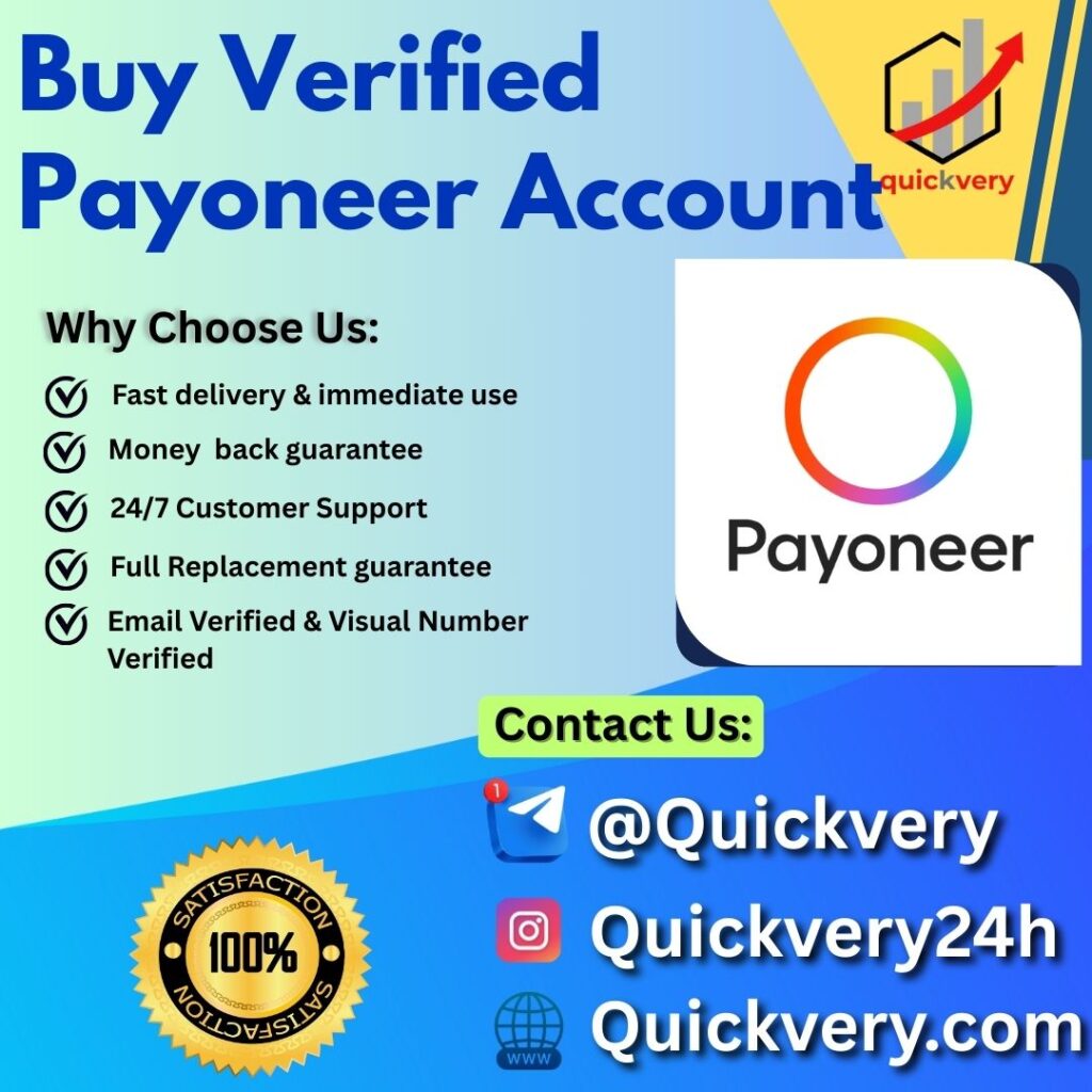 Buy Verified Payoneer Account